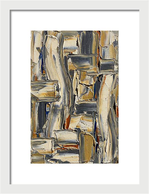 Abstract Contemporary Palette Knife Composition