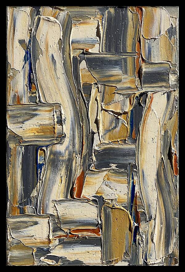 Abstract Contemporary Palette Knife Composition