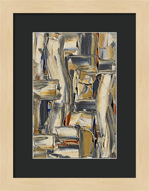 Abstract Contemporary Palette Knife Composition