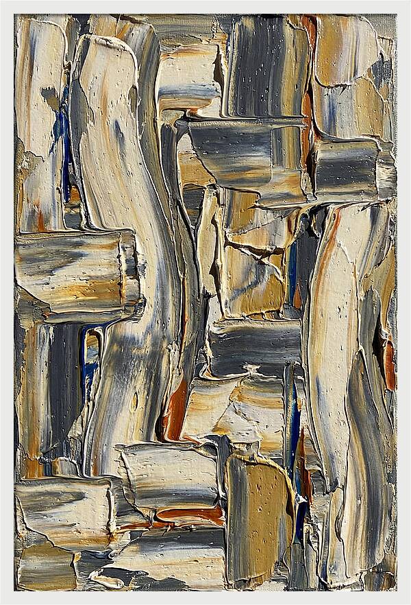 Abstract Contemporary Palette Knife Composition