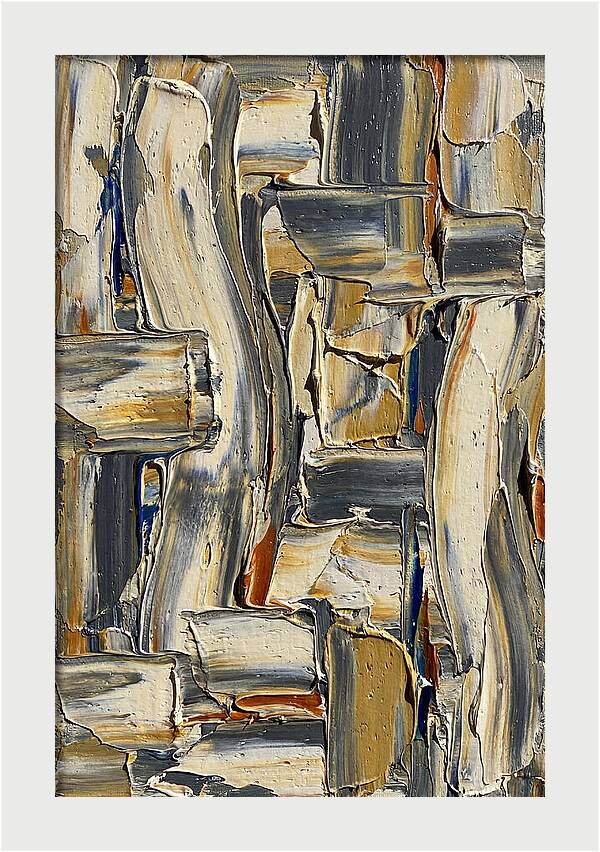 Abstract Contemporary Palette Knife Composition