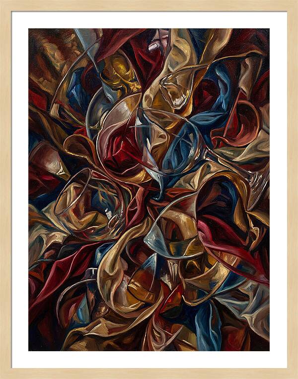 Abstract Contemporary Tapestry