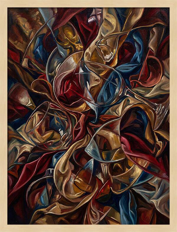 Abstract Contemporary Tapestry