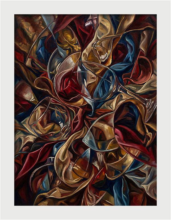 Abstract Contemporary Tapestry