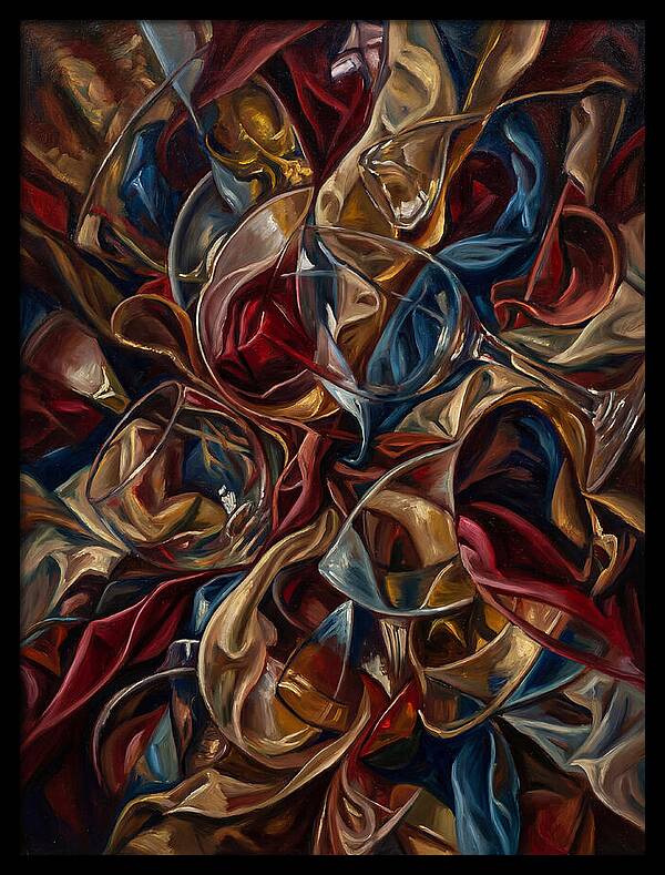 Abstract Contemporary Tapestry