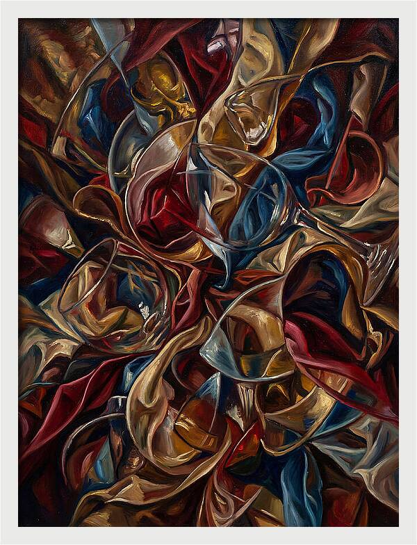 Abstract Contemporary Tapestry