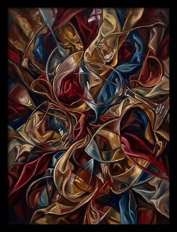 Abstract Contemporary Tapestry