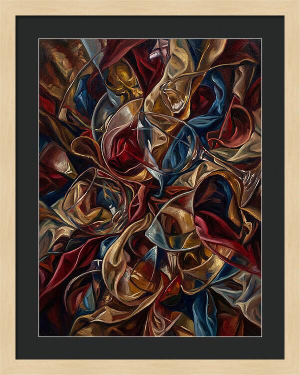 Abstract Contemporary Tapestry