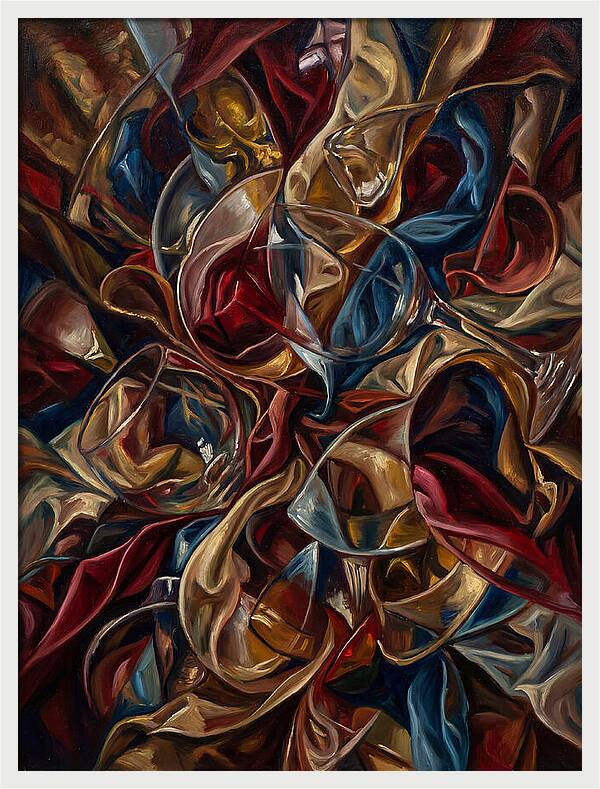 Abstract Contemporary Tapestry
