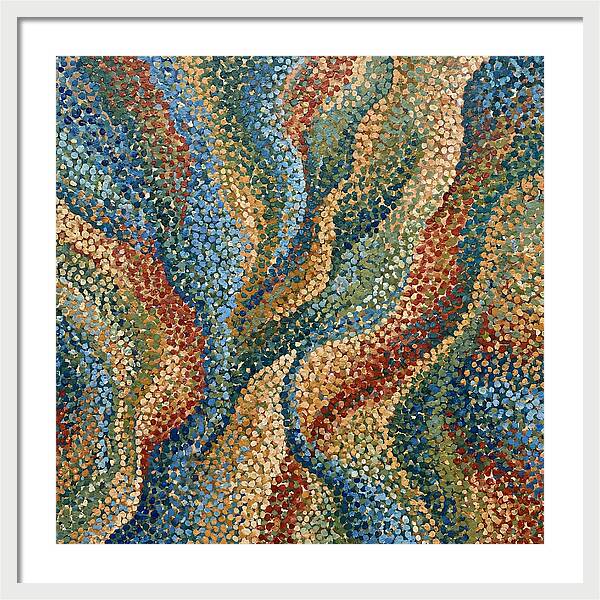 Abstract Dots In Motion