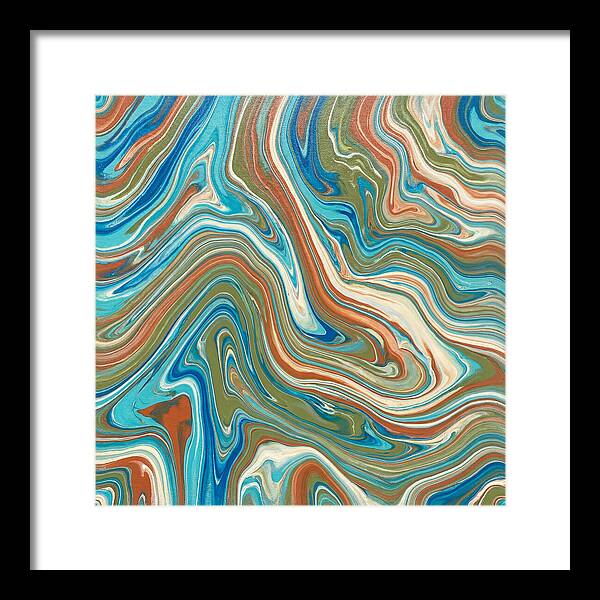 Abstract Flow In Mediterranean Tones
