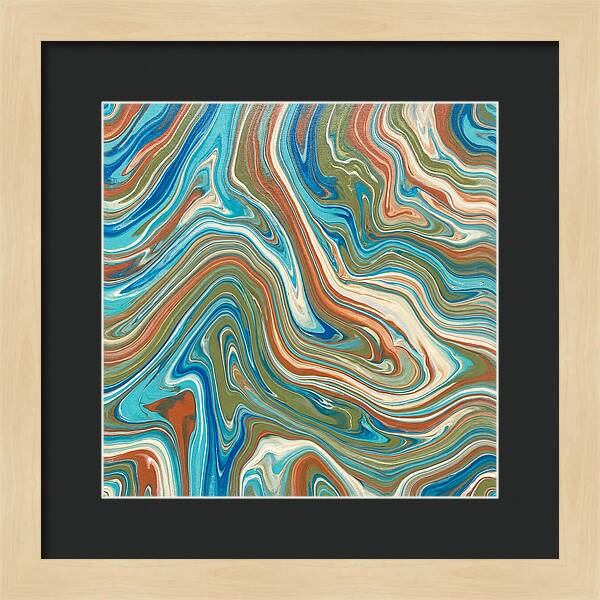 Abstract Flow In Mediterranean Tones