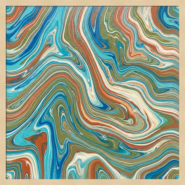 Abstract Flow In Mediterranean Tones