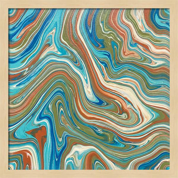 Abstract Flow In Mediterranean Tones