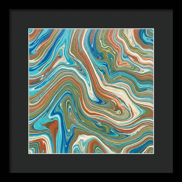 Abstract Flow In Mediterranean Tones
