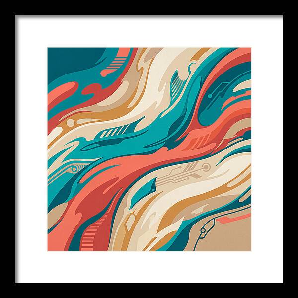 Abstract Flowing Colors