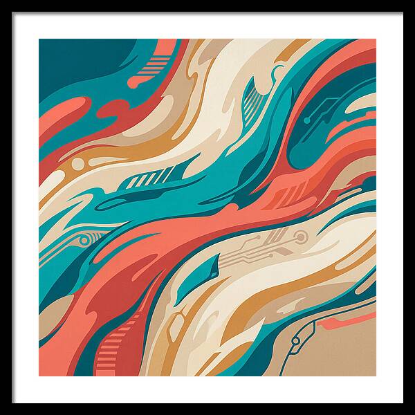 Abstract Flowing Colors