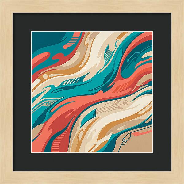 Abstract Flowing Colors