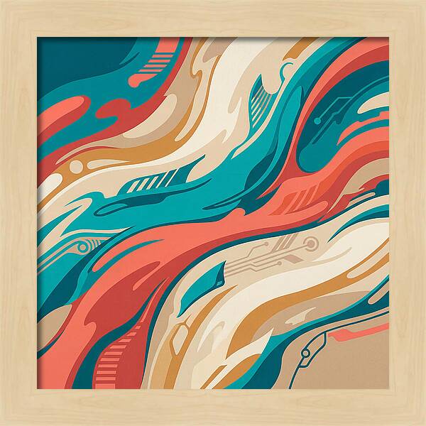 Abstract Flowing Colors
