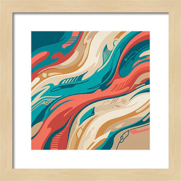 Abstract Flowing Colors