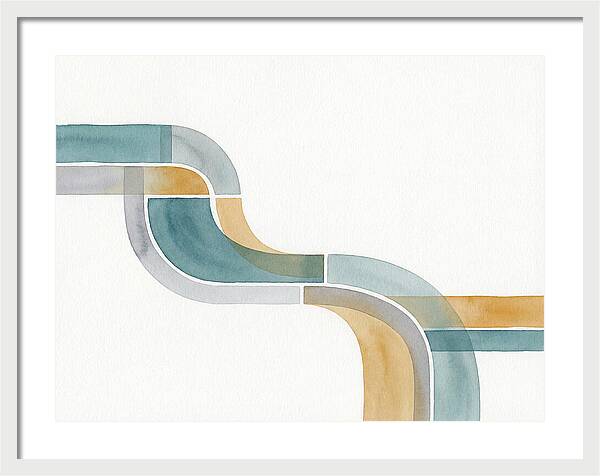 Abstract Flowing Shapes