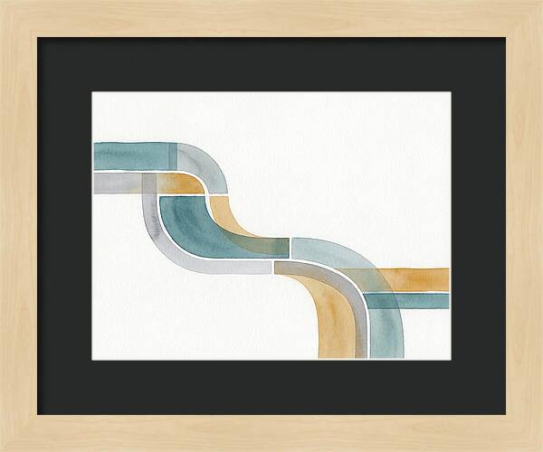 Abstract Flowing Shapes