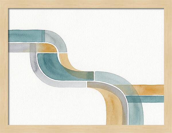 Abstract Flowing Shapes