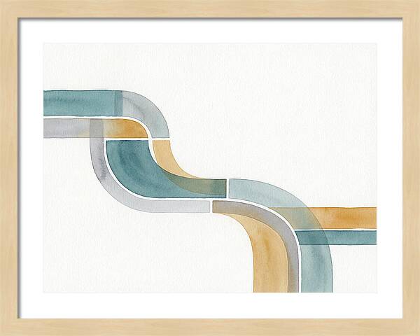 Abstract Flowing Shapes