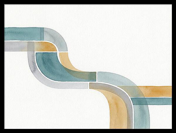 Abstract Flowing Shapes