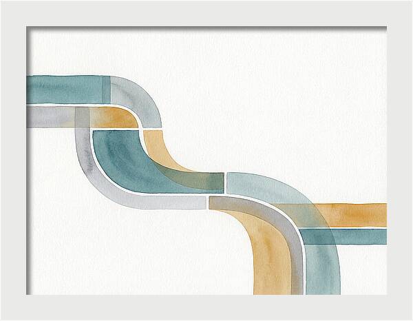 Abstract Flowing Shapes