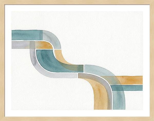 Abstract Flowing Shapes