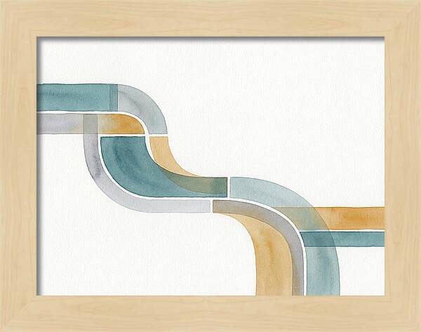 Abstract Flowing Shapes
