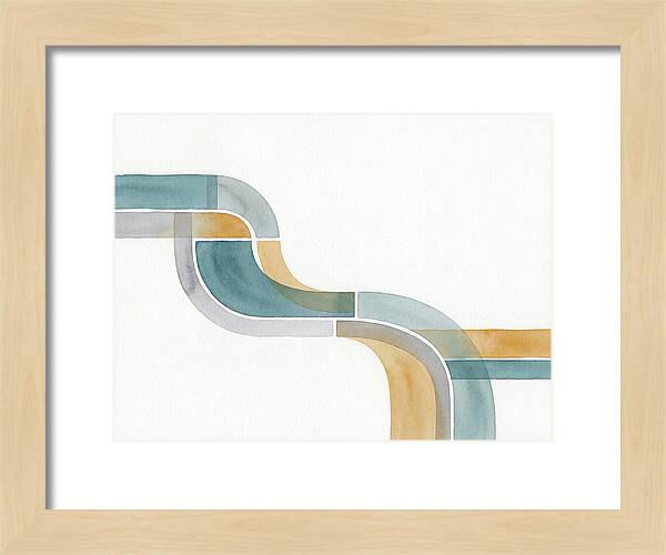 Abstract Flowing Shapes