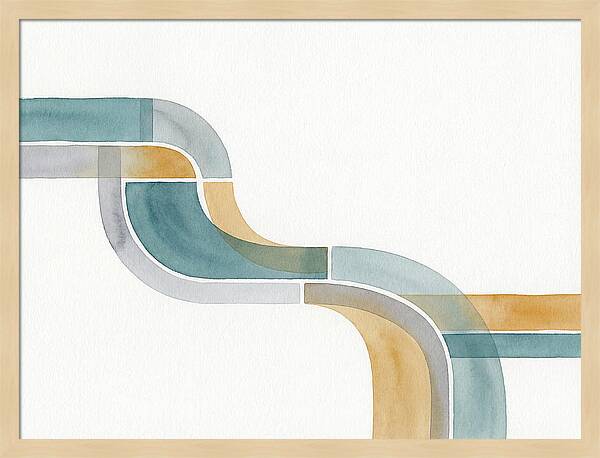 Abstract Flowing Shapes