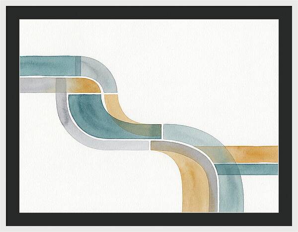 Abstract Flowing Shapes