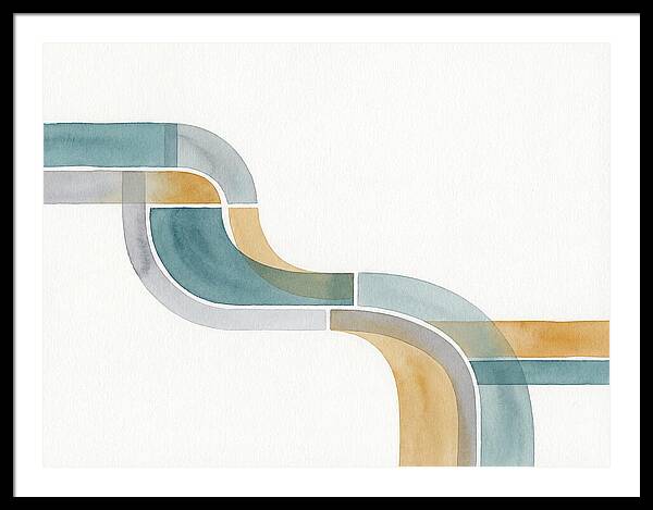 Abstract Flowing Shapes