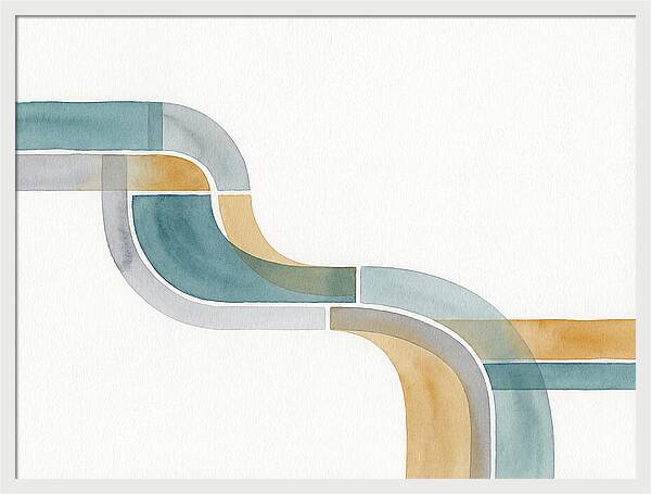 Abstract Flowing Shapes