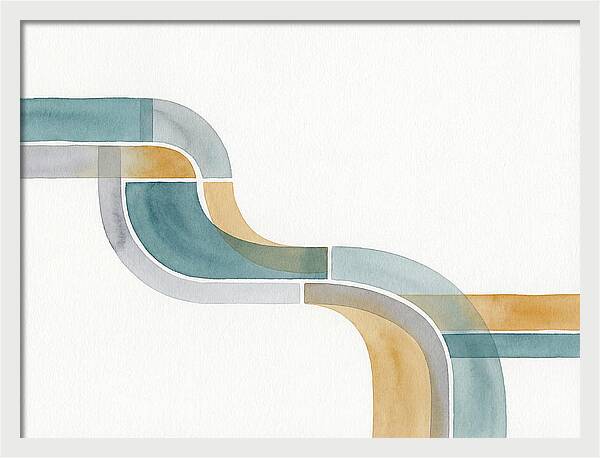 Abstract Flowing Shapes