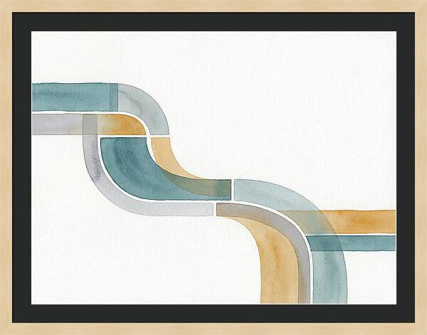 Abstract Flowing Shapes