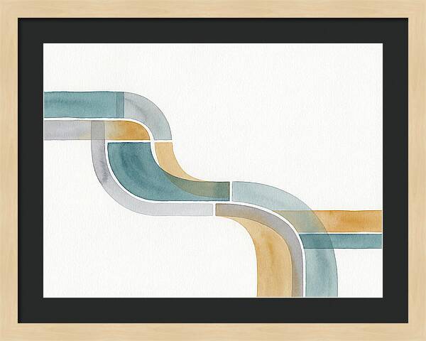 Abstract Flowing Shapes