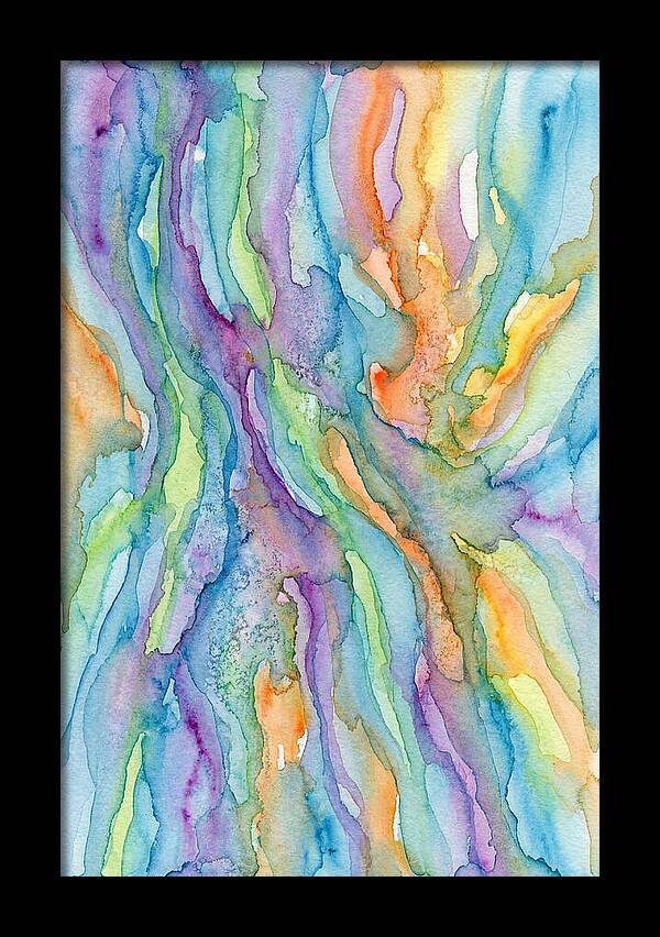 Abstract Flowing Watercolors