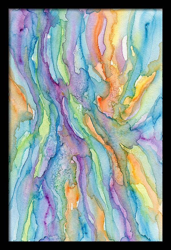 Abstract Flowing Watercolors