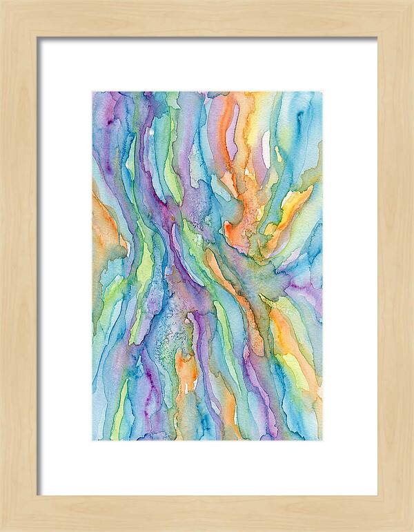 Abstract Flowing Watercolors