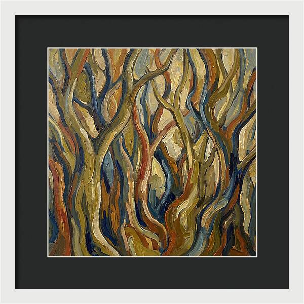 Abstract Forest Serenity