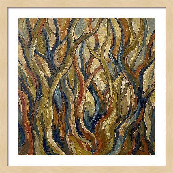 Abstract Forest Serenity