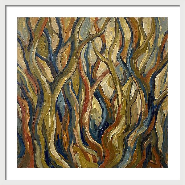 Abstract Forest Serenity