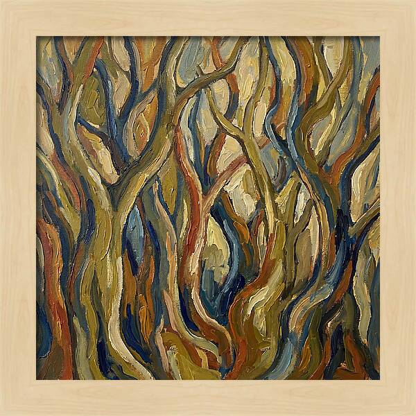 Abstract Forest Serenity
