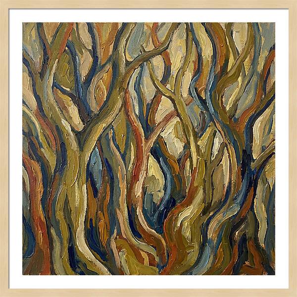 Abstract Forest Serenity