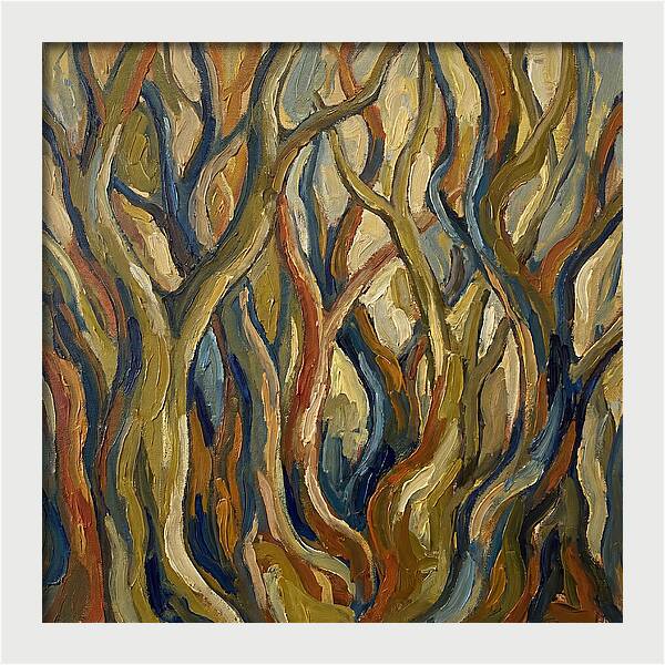 Abstract Forest Serenity