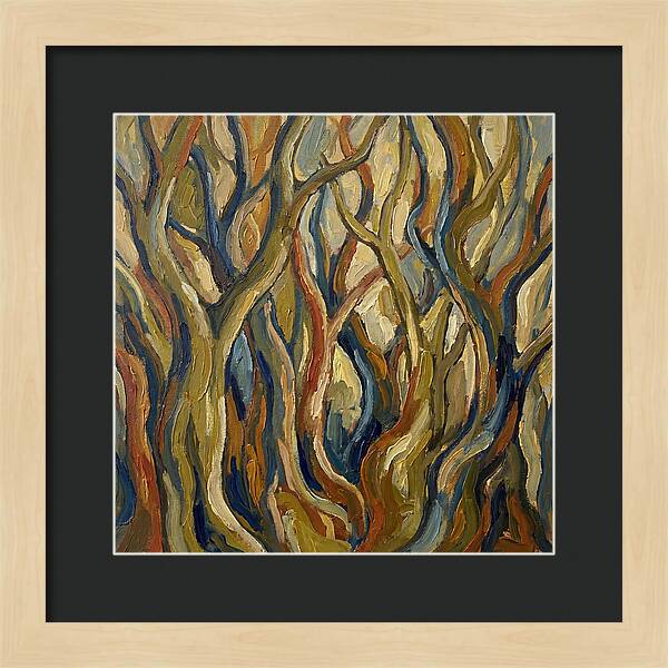 Abstract Forest Serenity